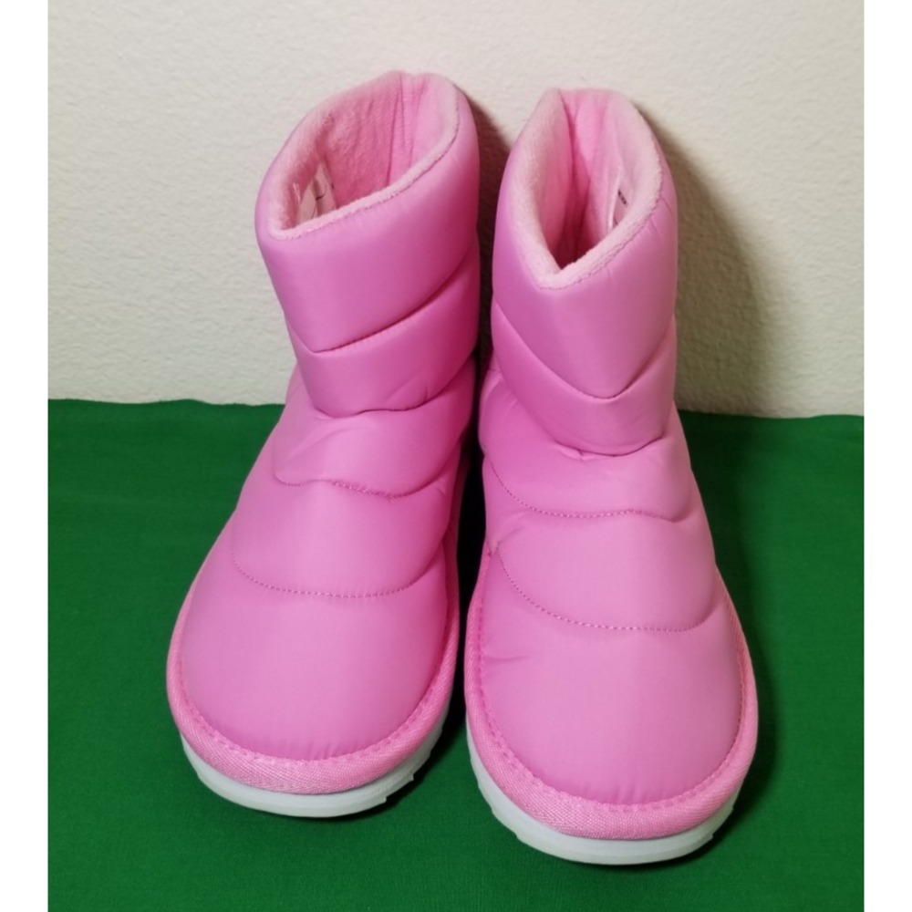 Lands' End Girls Sz 3M Pink Cold Weather Boots Insulated Classic Ultra Mini NWOT